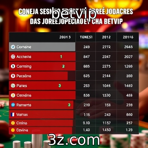 Evolução das preferências dos jogadores de cassino